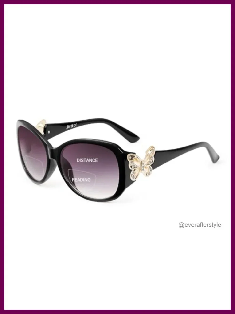 Bifocal Reading Sunglasses Women Oversized Square Sun Readers UV Protection